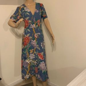 GP & J Baker x H&M - Blue Floral Dress